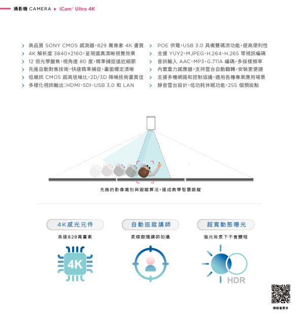 iCam Ultra 摄影机